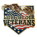 I Support Our Veterans Pin
